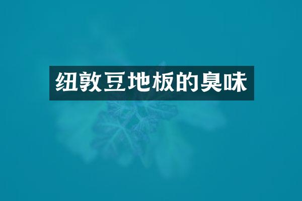 纽敦豆地板的臭味