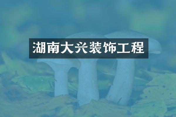 湖南大兴装饰工程