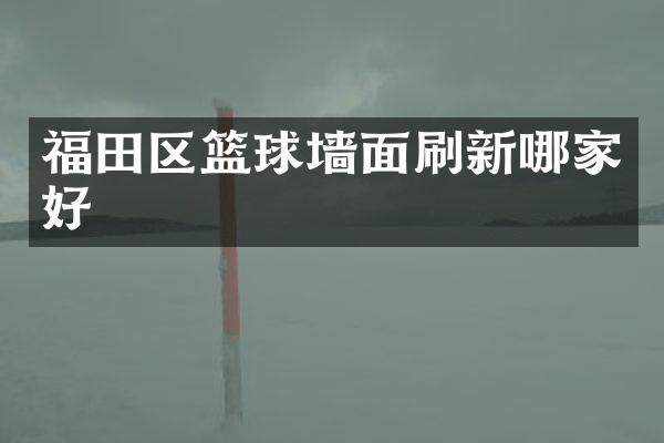 福田区篮球墙面刷新哪家好