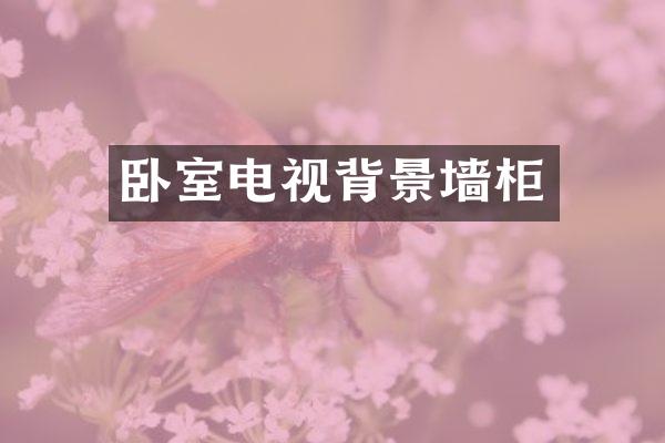 卧室电视背景墙柜