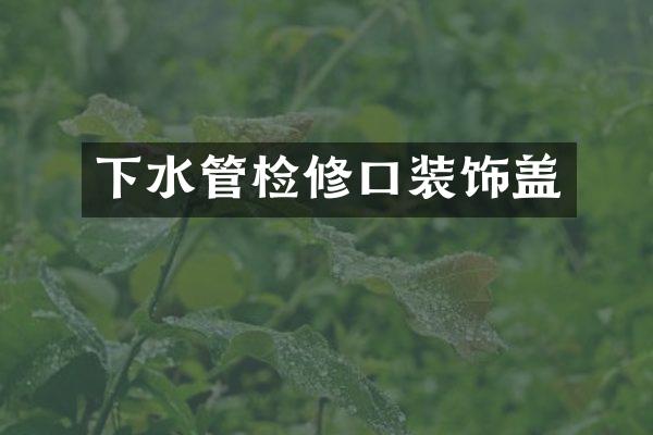 下水管检修口装饰盖