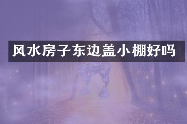 风水房子东边盖小棚好吗