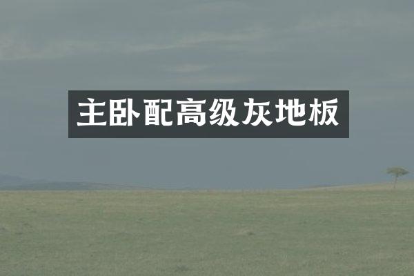 主卧配高级灰地板