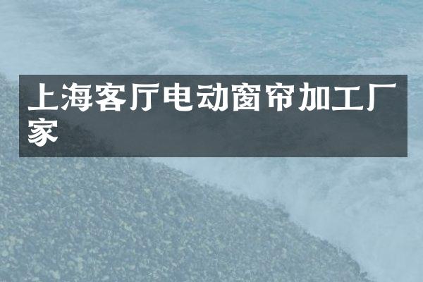 上海客厅电动窗帘加工厂家