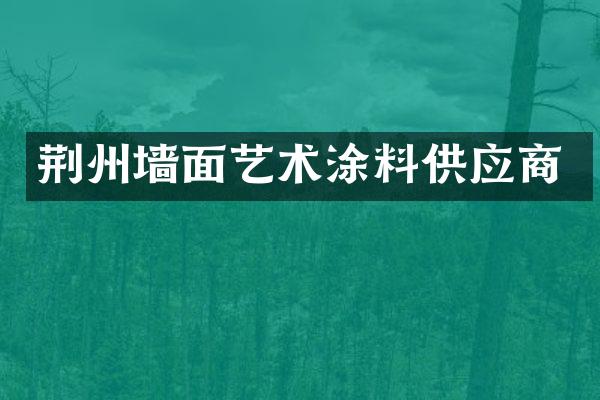 荆州墙面艺术涂料供应商