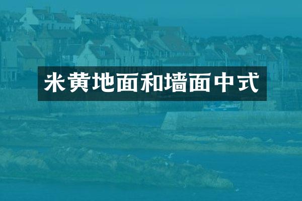 米黄地面和墙面中式
