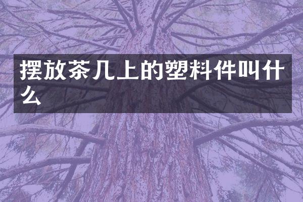 摆放茶几上的塑料件叫什么