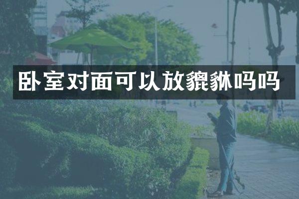 卧室对面可以放貔貅吗吗