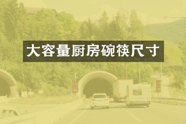 大容量厨房碗筷尺寸