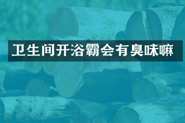 卫生间开浴霸会有臭味嘛