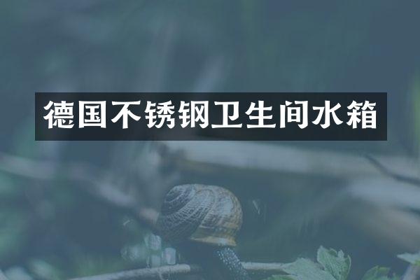 德国不锈钢卫生间水箱