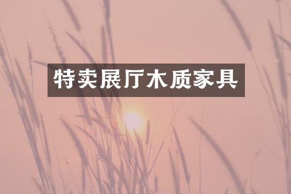 特卖展厅木质家具