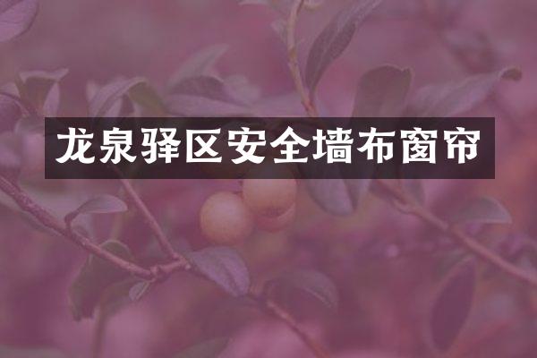 龙泉驿区安全墙布窗帘