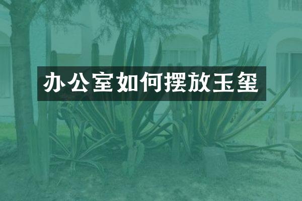 办公室如何摆放玉玺