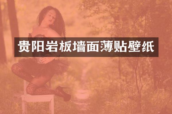 贵阳岩板墙面薄贴壁纸