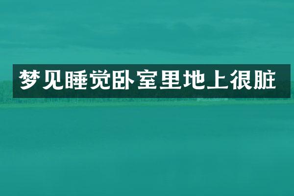 梦见睡觉卧室里地上很脏