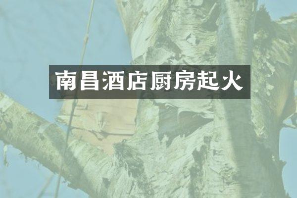 南昌酒店厨房起火