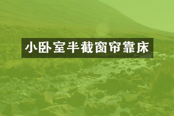 小卧室半截窗帘靠床