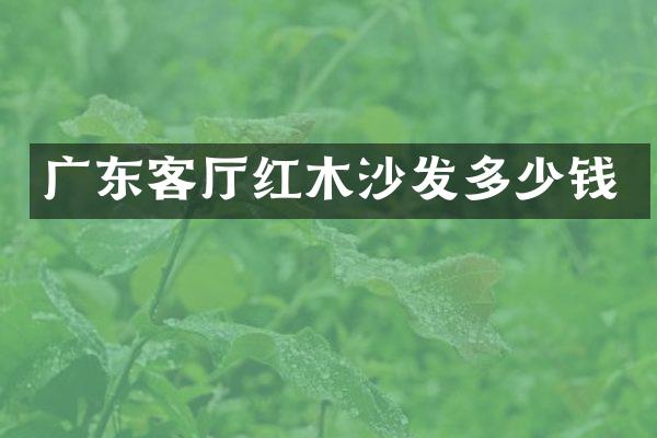 广东客厅红木沙发多少钱