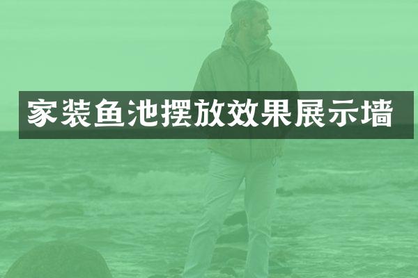 家装鱼池摆放效果展示墙
