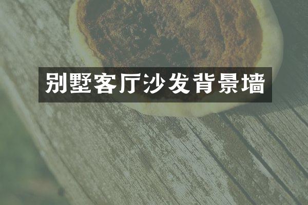 别墅客厅沙发背景墙