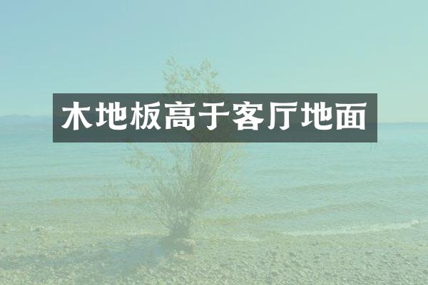 木地板高于客厅地面