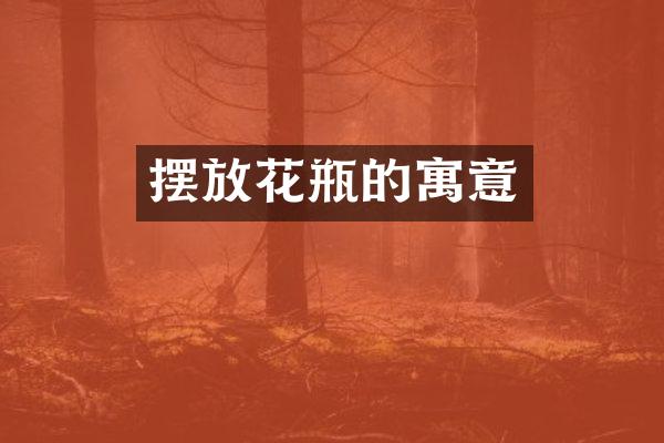 摆放花瓶的寓意