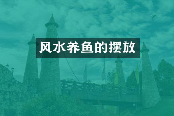风水养鱼的摆放
