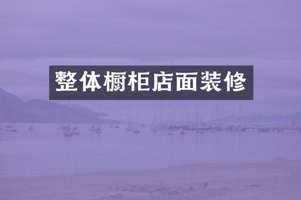 整体橱柜店面装修