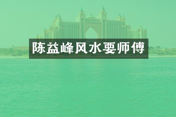 陈益峰风水要师傅