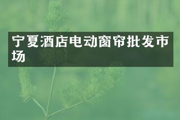 宁夏酒店电动窗帘批发市场