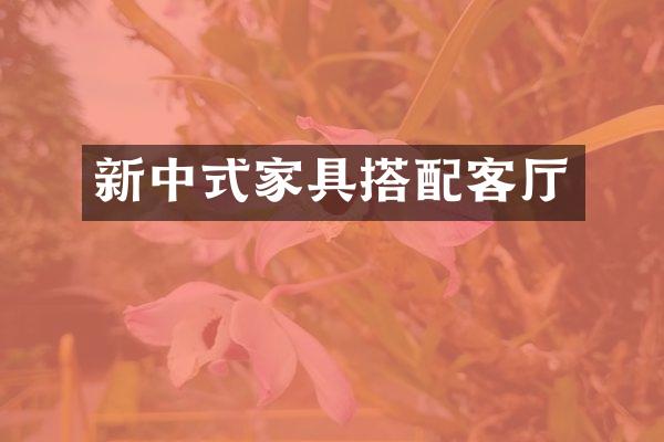 新中式家具搭配客厅