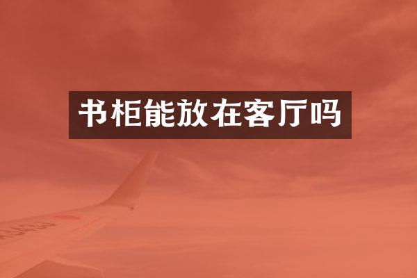 书柜能放在客厅吗