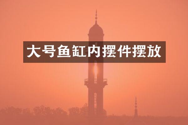 大号鱼缸内摆件摆放