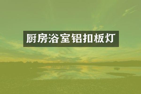 厨房浴室铝扣板灯