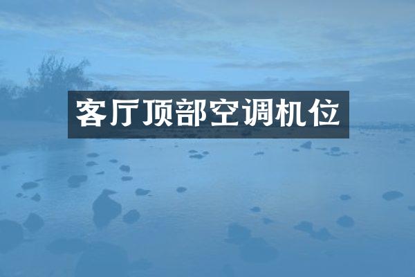 客厅顶部空调机位