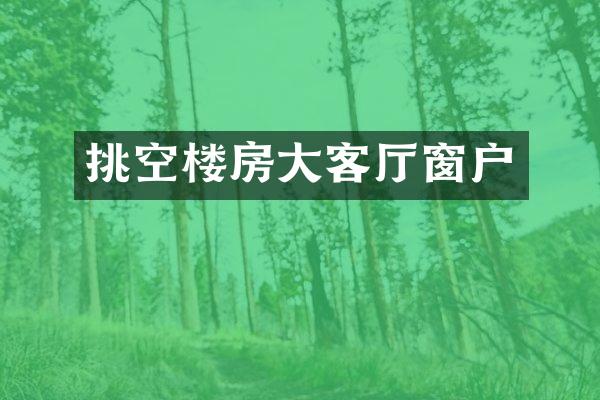挑空楼房大客厅窗户