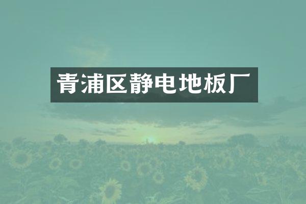 青浦区静电地板厂