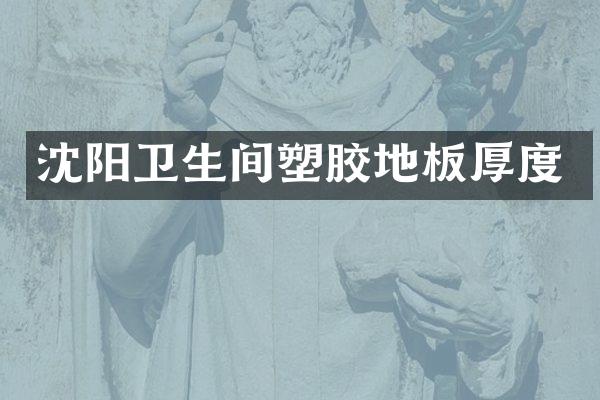 沈阳卫生间塑胶地板厚度