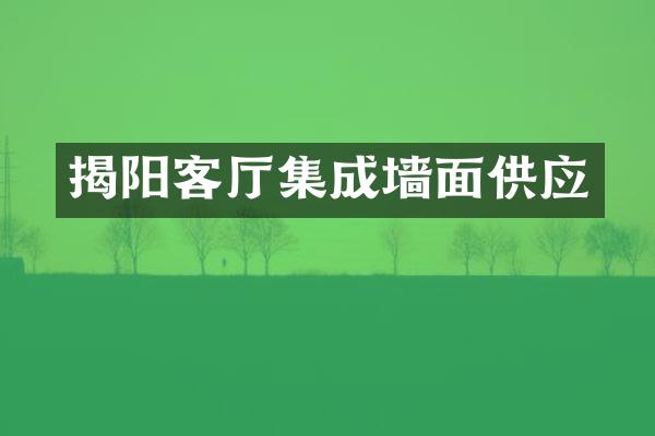 揭阳客厅集成墙面供应