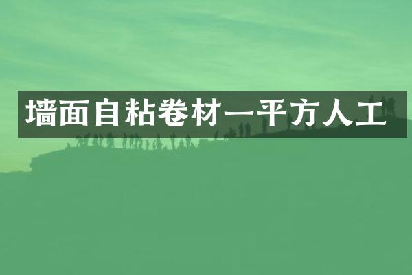 墙面自粘卷材一平方人工