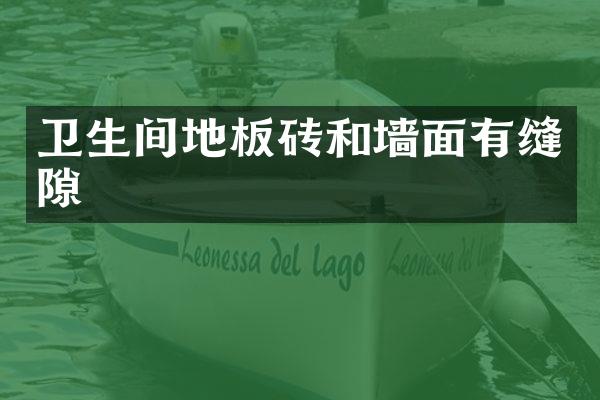 卫生间地板砖和墙面有缝隙