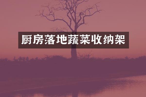 厨房落地蔬菜收纳架