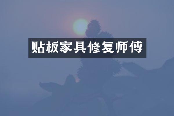 贴板家具修复师傅