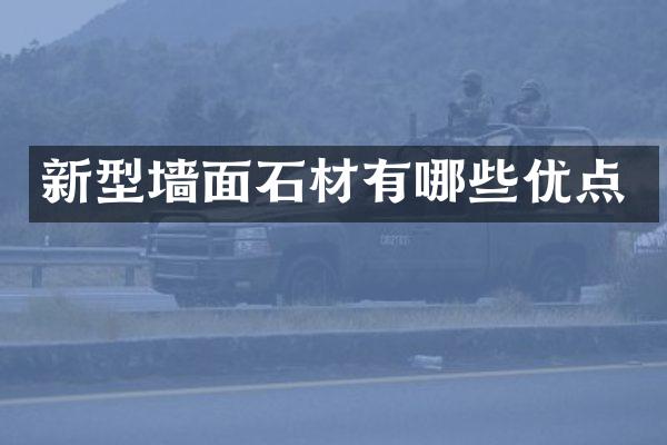 新型墙面石材有哪些优点