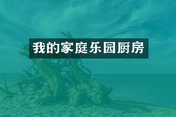 我的家庭乐园厨房