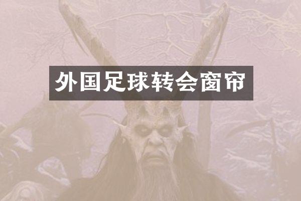 外国足球转会窗帘