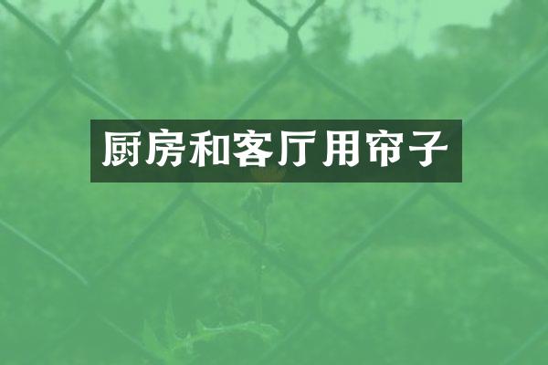 厨房和客厅用帘子