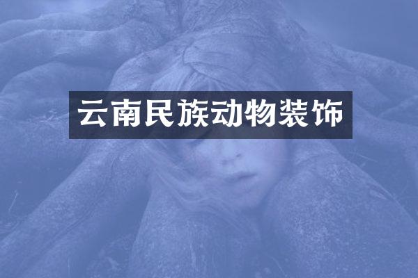 云南民族动物装饰