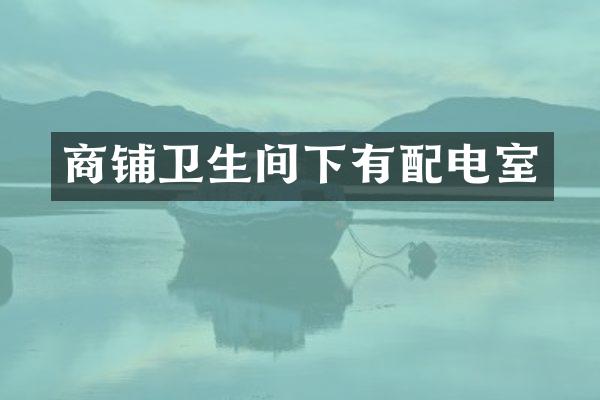 商铺卫生间下有配电室